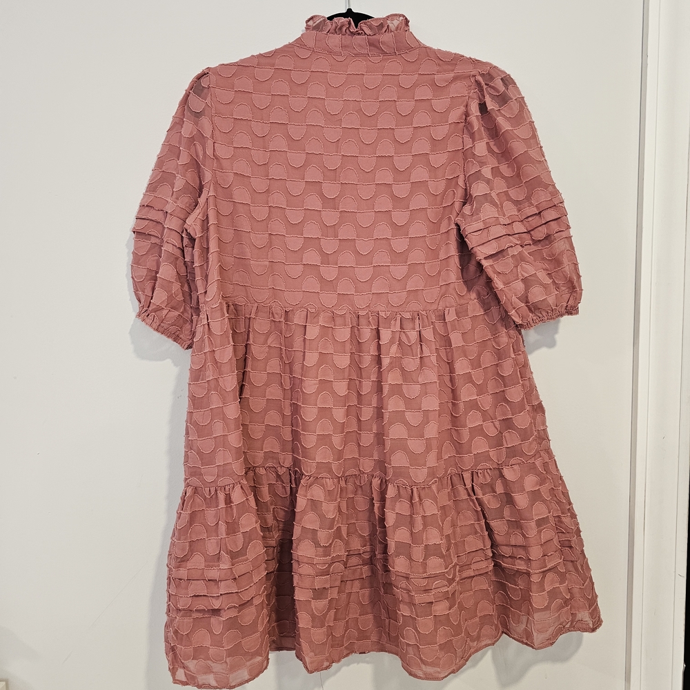 Walter Baker  Elia Pink Textured Dress - Picture 3 of 4